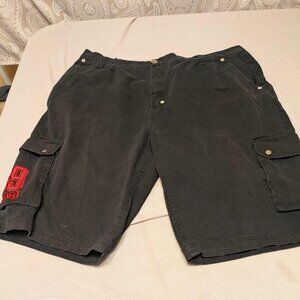 Coogi 69 Black Shorts Mens 44x12  Made for Big Fellas Pullon